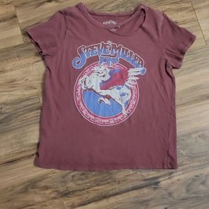 Distressed band t-shirt